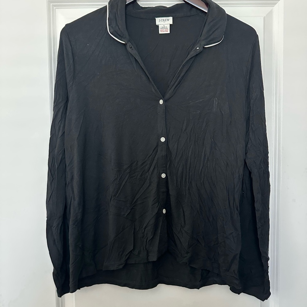 J.Crew Classic Black pajamas